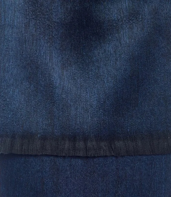 Alpaca Scarf - Moonlight Blue