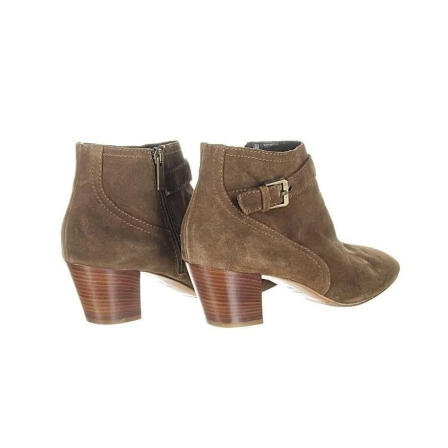 Aquatalia Femme Weatherproof Suede Ankle Boot Womens Booties Brown Size 10