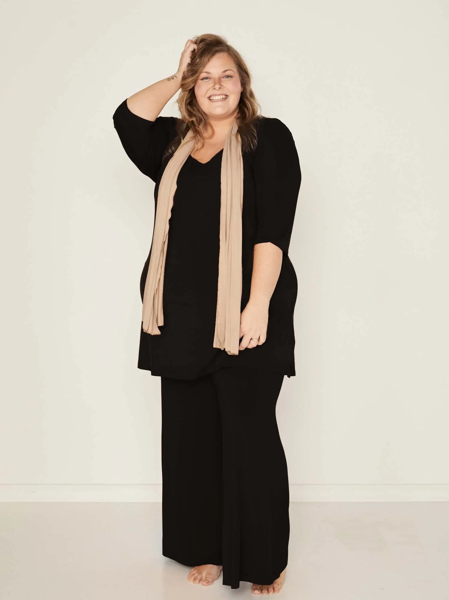 Bamboo Palazzo Pant 2.0 - Black