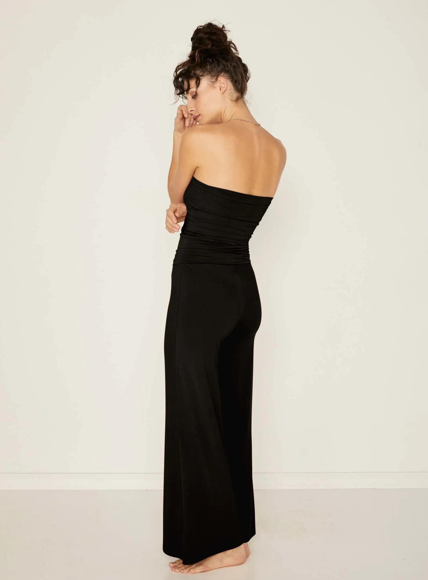 Bamboo Palazzo Pant 2.0 - Black