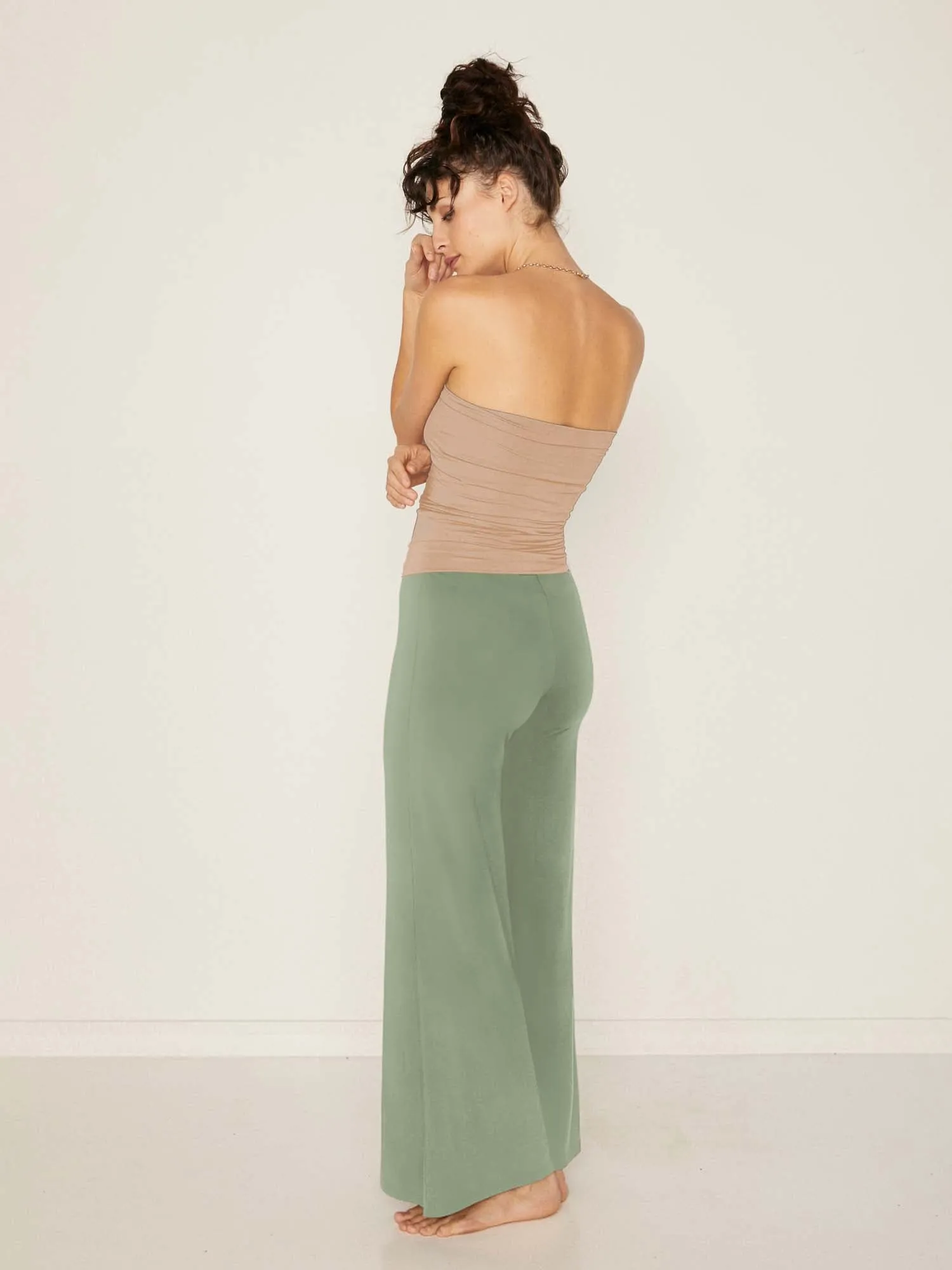 Bamboo Palazzo Pant 2.0 - Eucalyptus