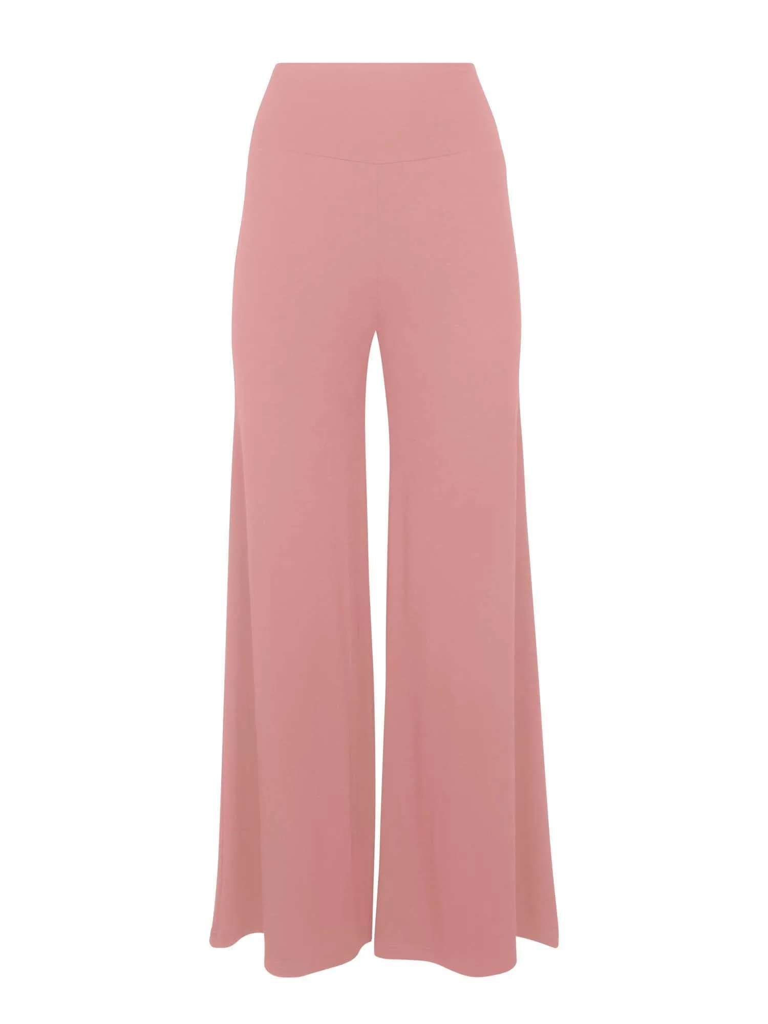 Bamboo Palazzo Pant 2.0 - Pink Clay
