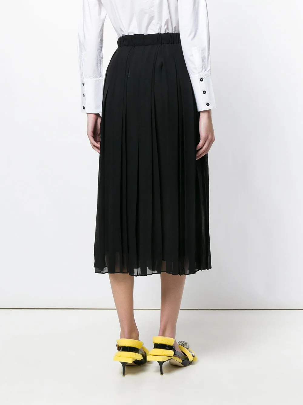 Black Pleated Skirt