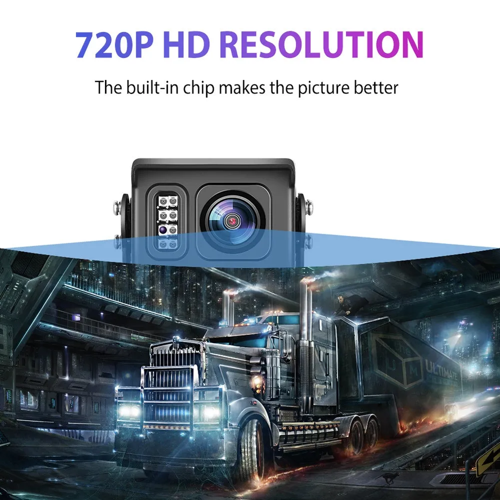 Car Rear View Backup Camera Wire-controlled Ahd720 HD Ir Night