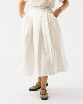 CASEY CASEY Bowling Skirt in Off White