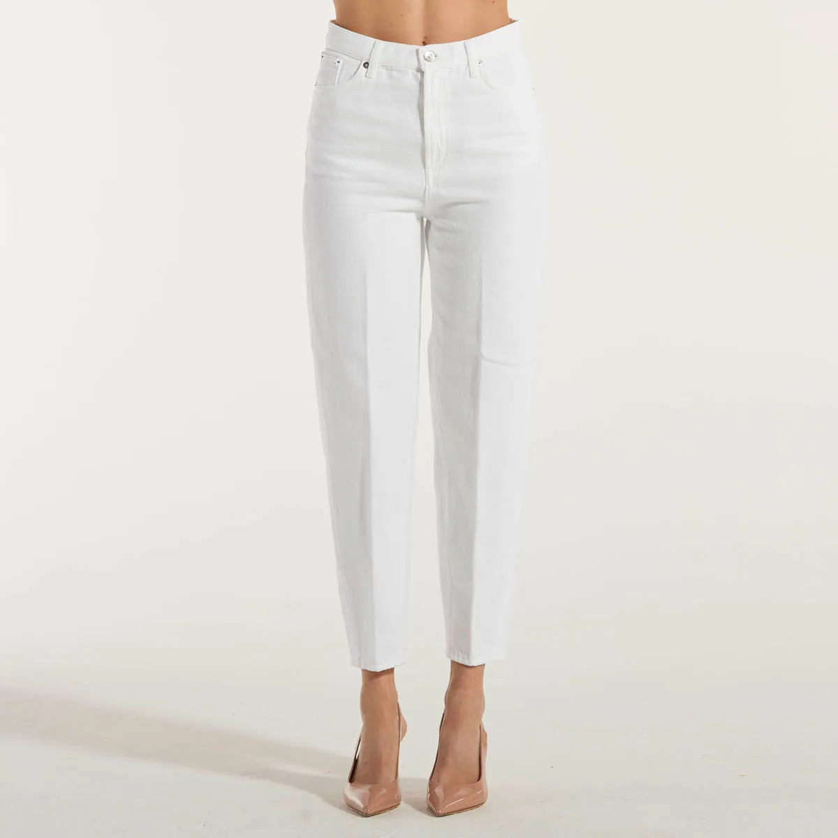 Dondup jeans bessie special denim bianco