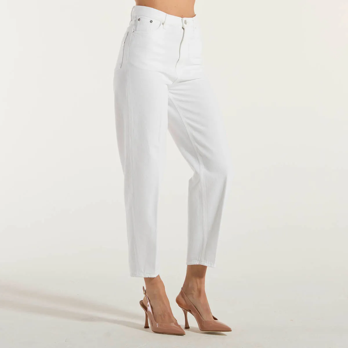 Dondup jeans bessie special denim bianco