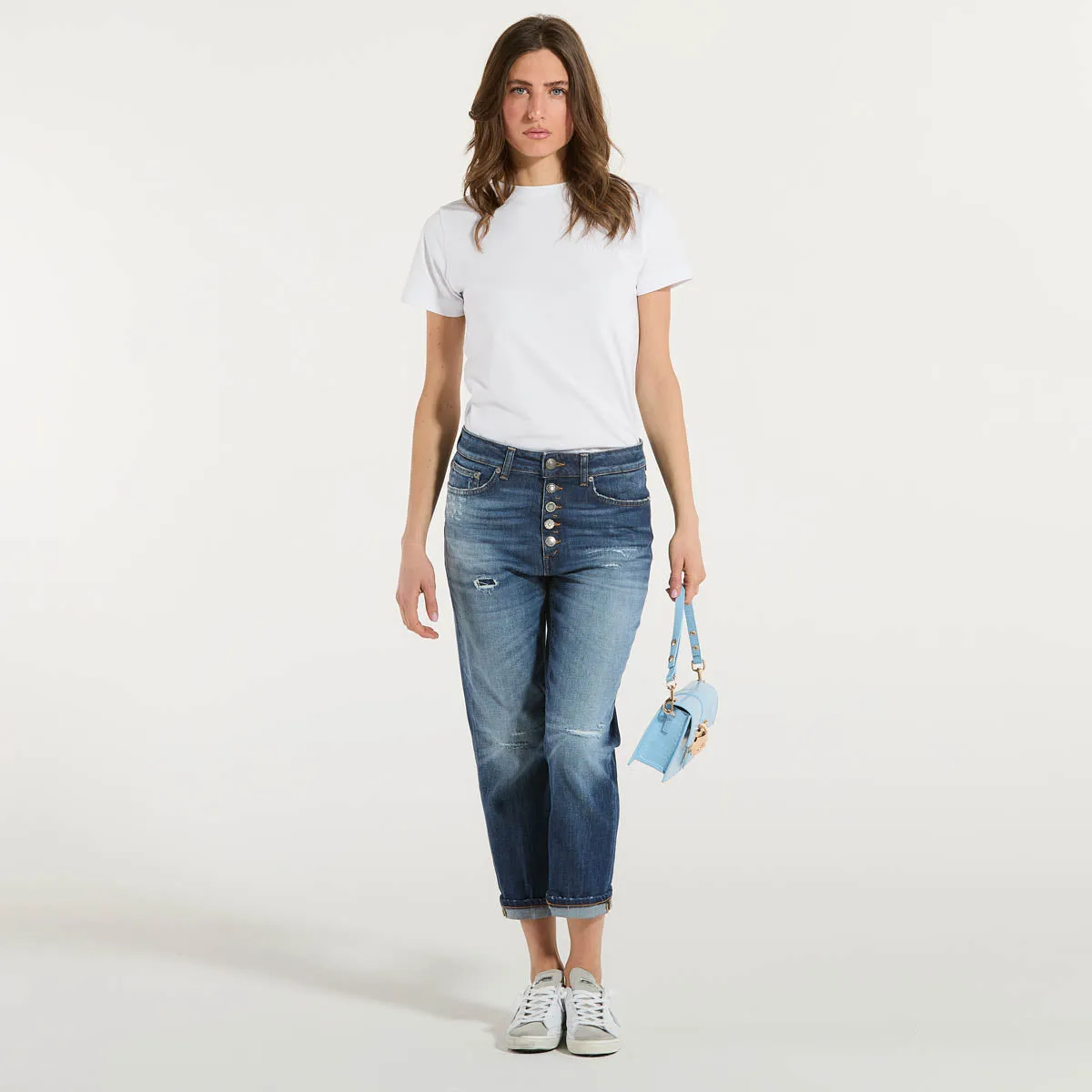 Dondup jeans koons denim slavato scuro