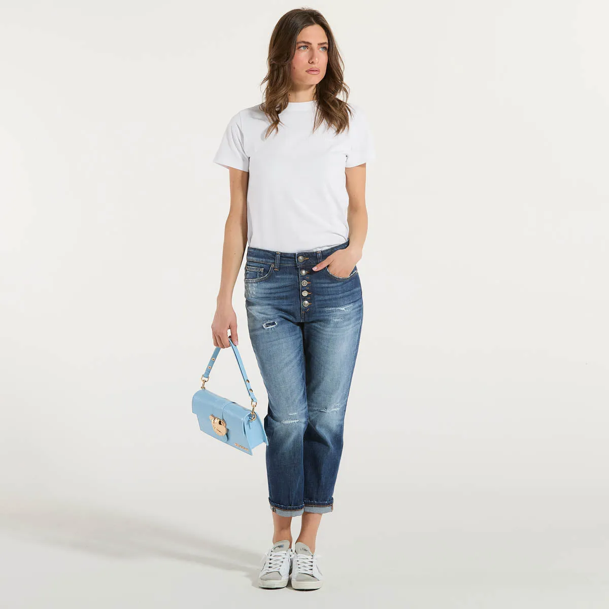 Dondup jeans koons denim slavato scuro