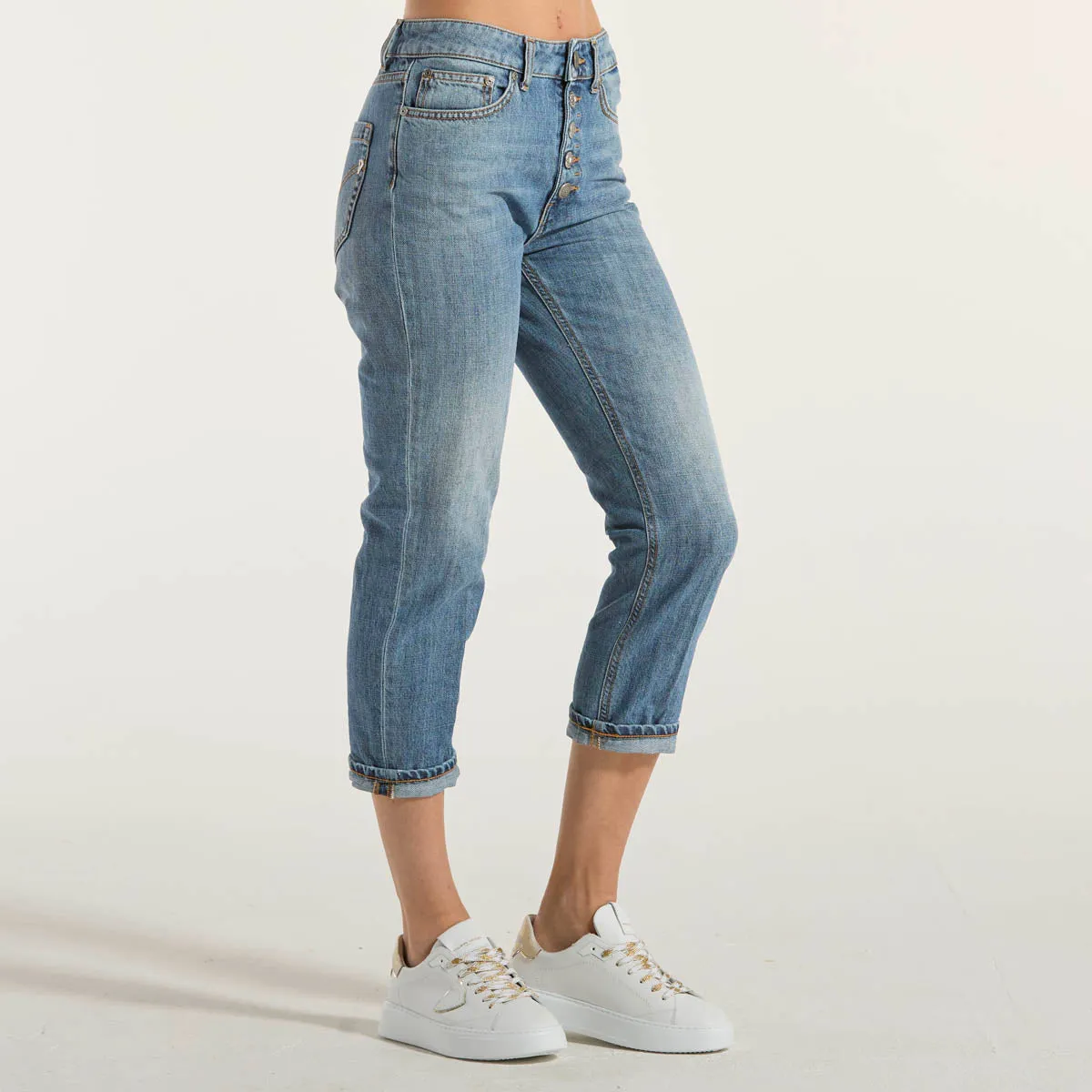 Dondup jeans koons gioiello denim slavato chiaro