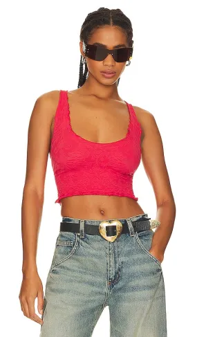 Free People x Intimately FP Here For You Cami In High Risk in Fuchsia