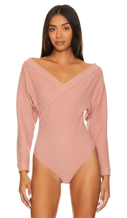 Free People x Intimately FP Lovin This Feeling Bodysuit in Pink
