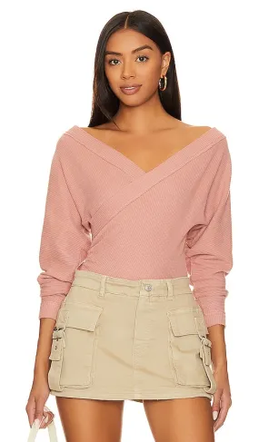 Free People x Intimately FP Lovin This Feeling Bodysuit in Pink