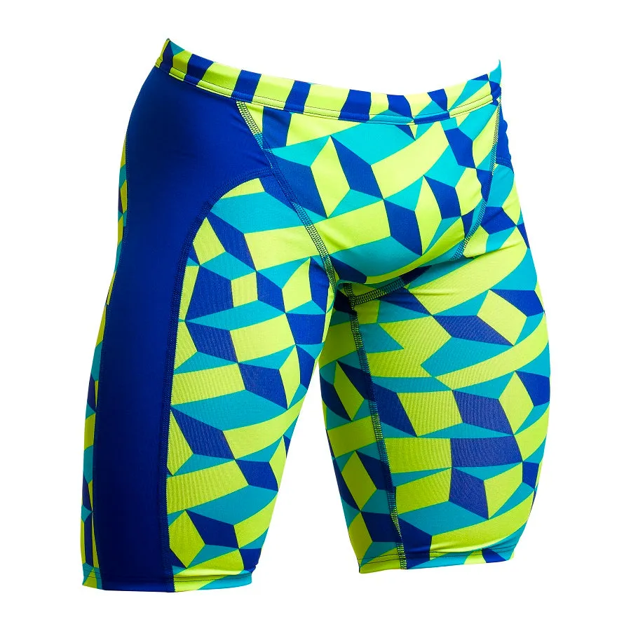 Funky Trunks Mens Training Jammers FT37M- Blue Blockers