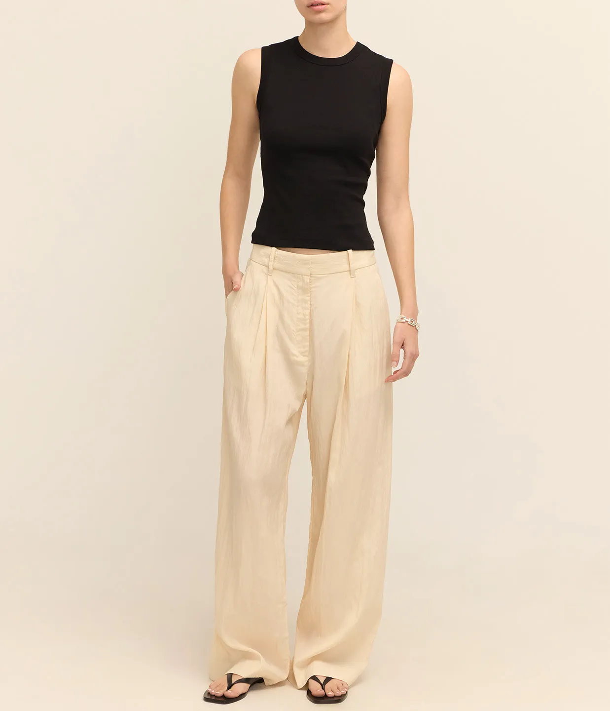 Goddard Parachute Pant in Bisque