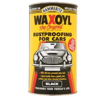 Hammerite Waxoyl Pressure Can - Black x 2.5 Litre