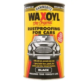 Hammerite Waxoyl Pressure Can - Black x 2.5 Litre
