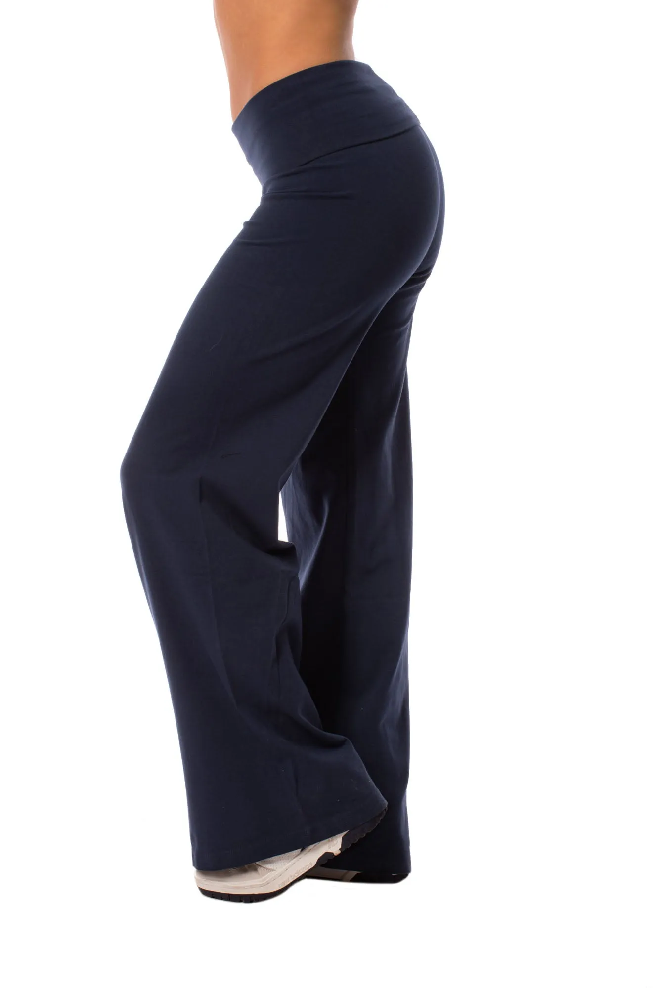 Hard Tail Forever - Wide Leg Roll Down Pants (W-326, Navy)