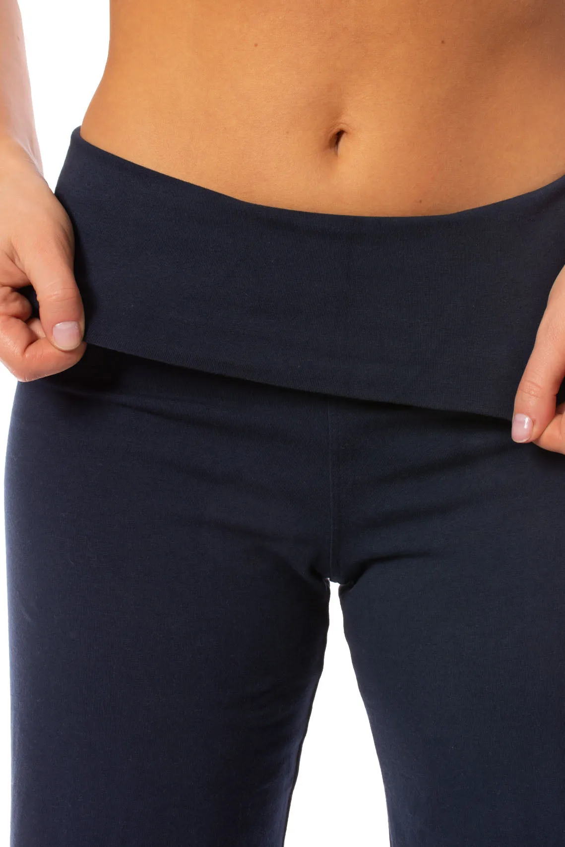 Hard Tail Forever - Wide Leg Roll Down Pants (W-326, Navy)