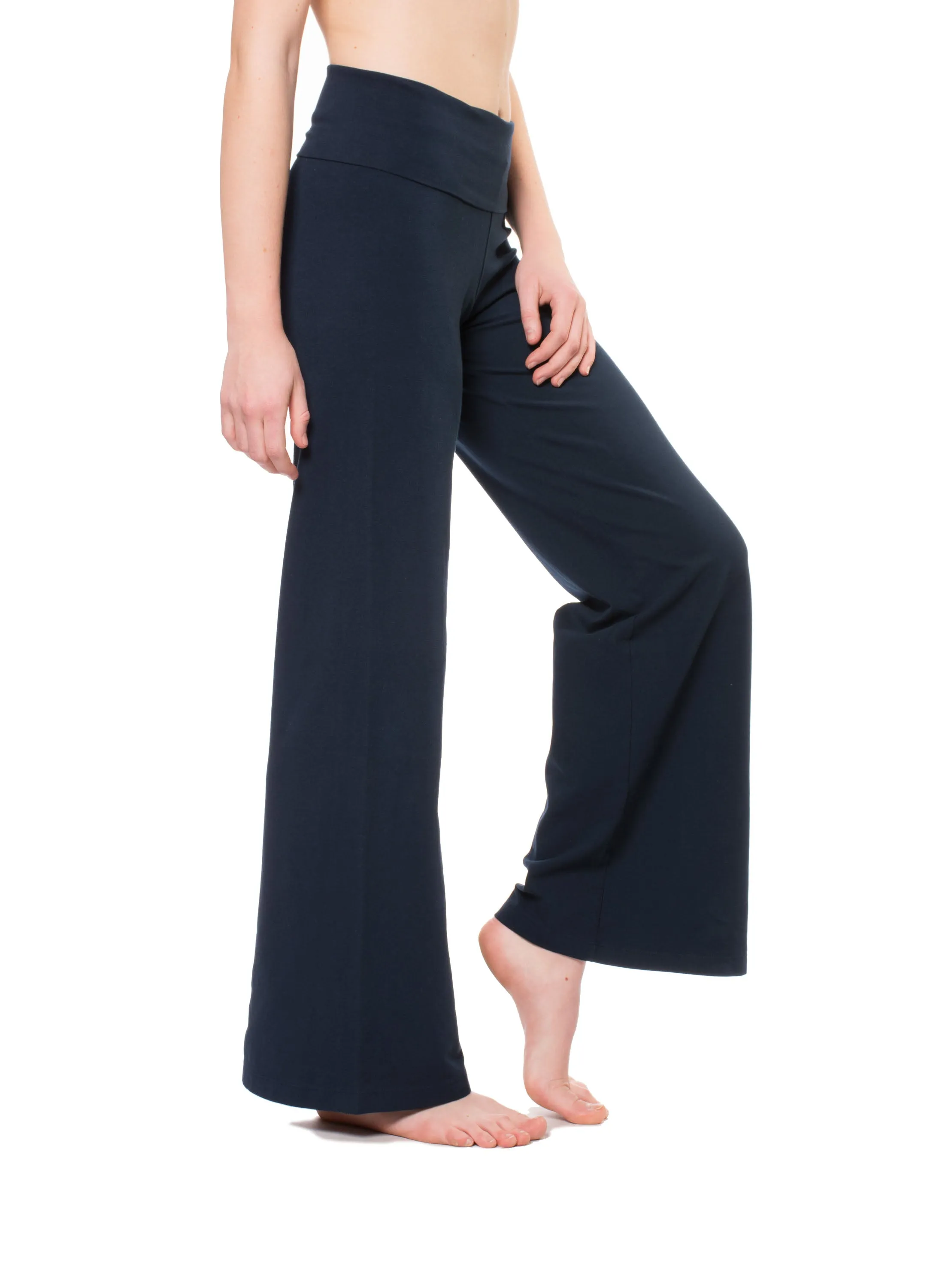 Hard Tail Forever - Wide Leg Roll Down Pants (W-326/Midnight Blue)