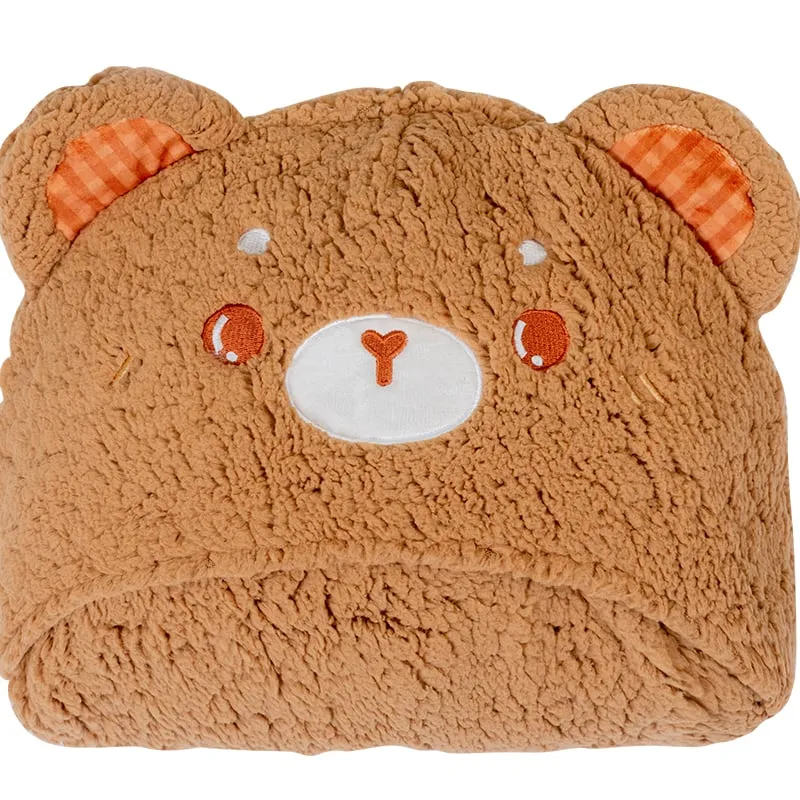 Kawaii Cute Bear Shawl Blanket