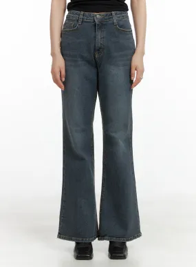 Loose Fit Bootcut Jeans CL412