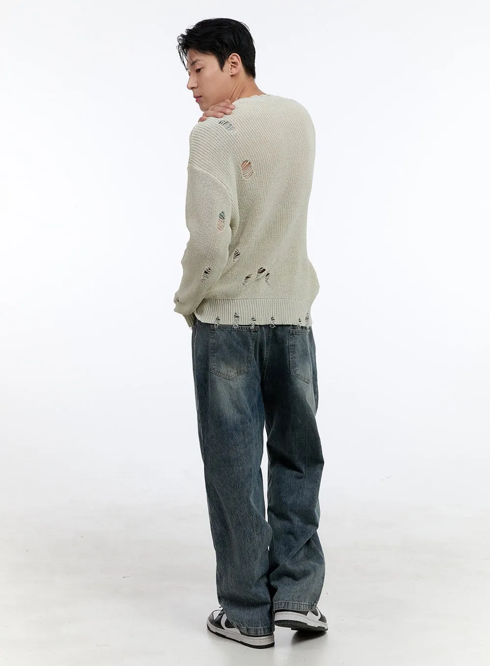 Men's Loose Fit Jeans (Blue) IG428