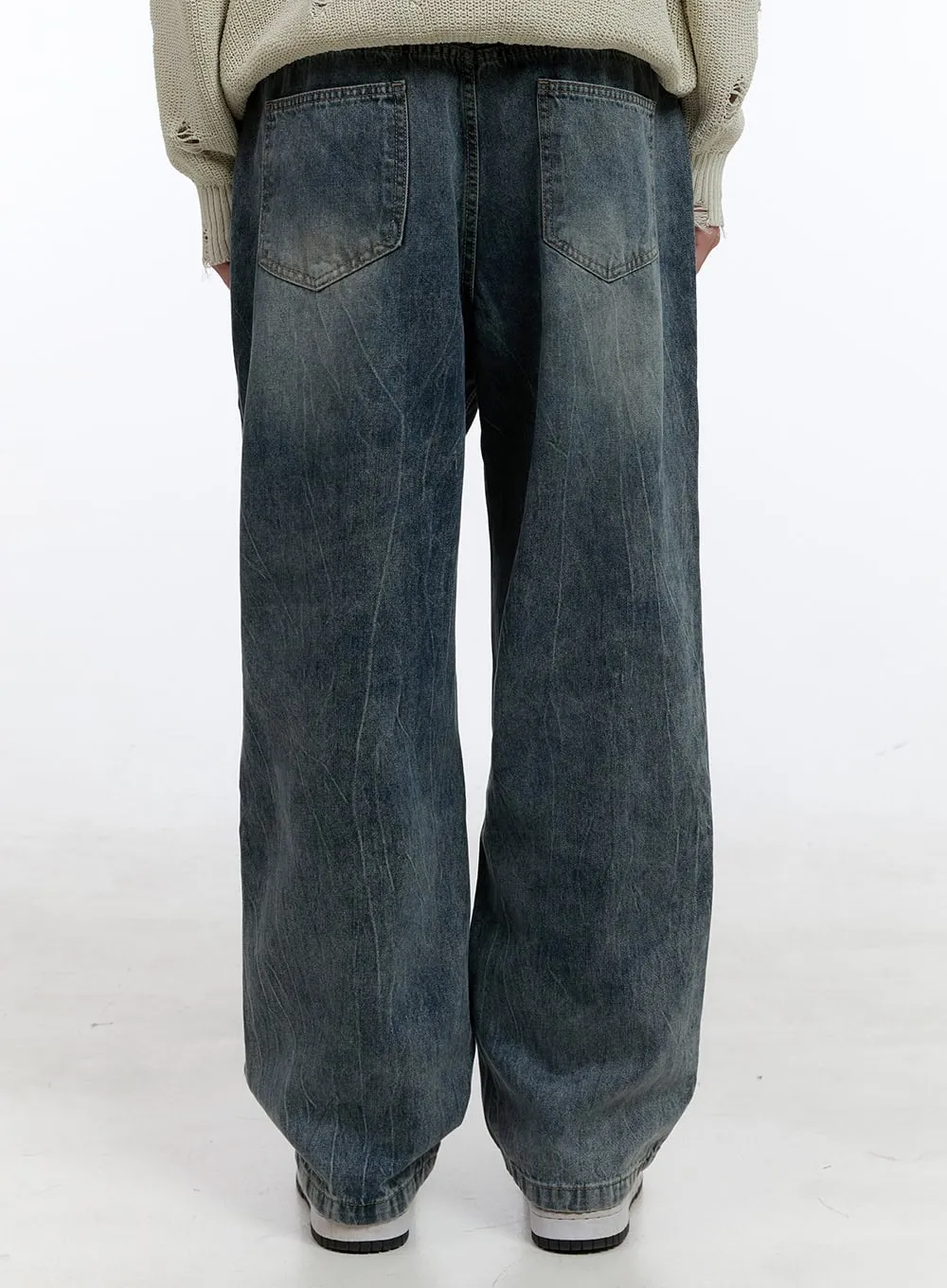 Men's Loose Fit Jeans (Blue) IG428