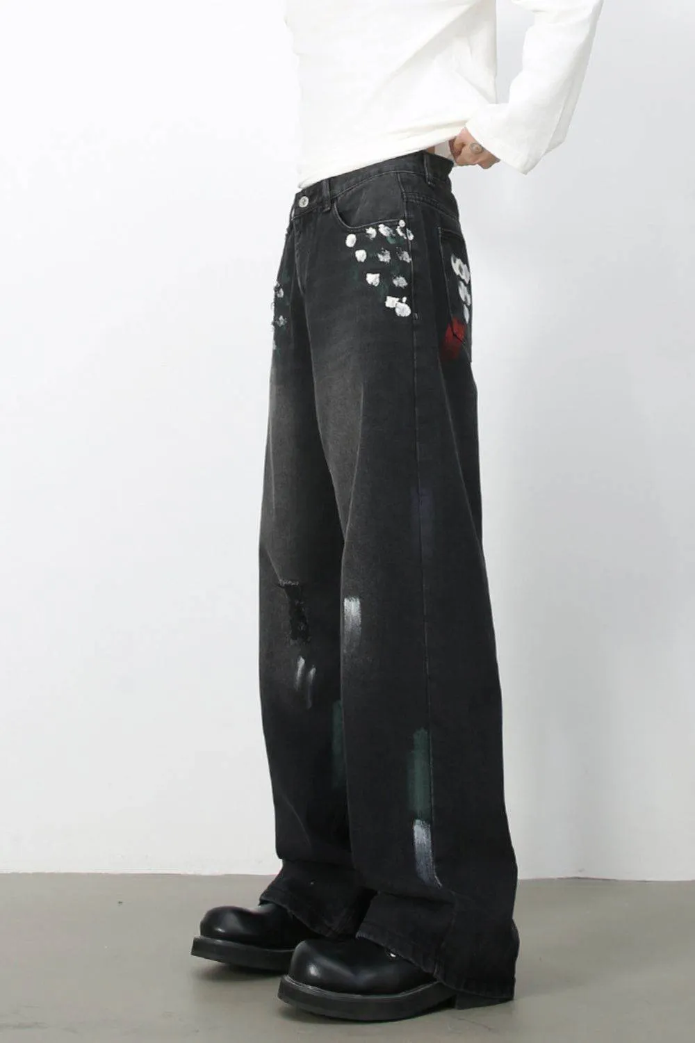 Men's Paint Loose Jeans
