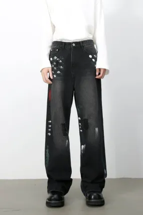 Men's Paint Loose Jeans