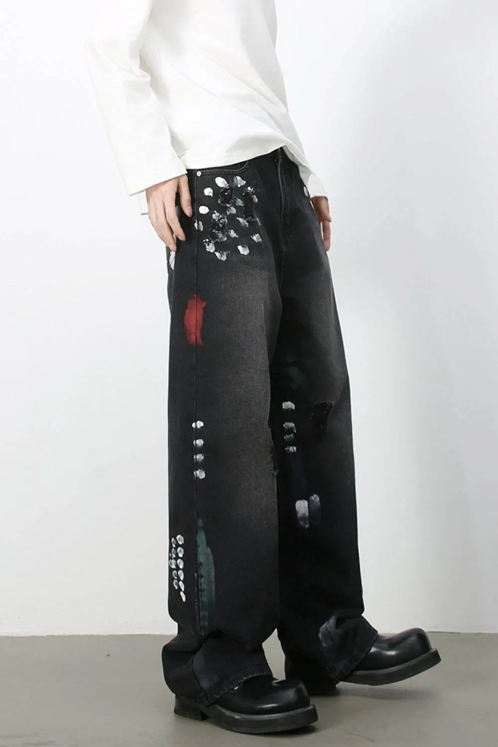 Men's Paint Loose Jeans