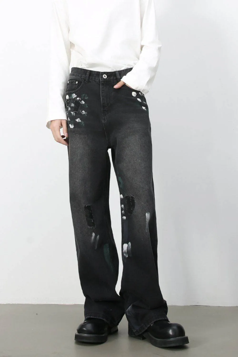 Men's Paint Loose Jeans