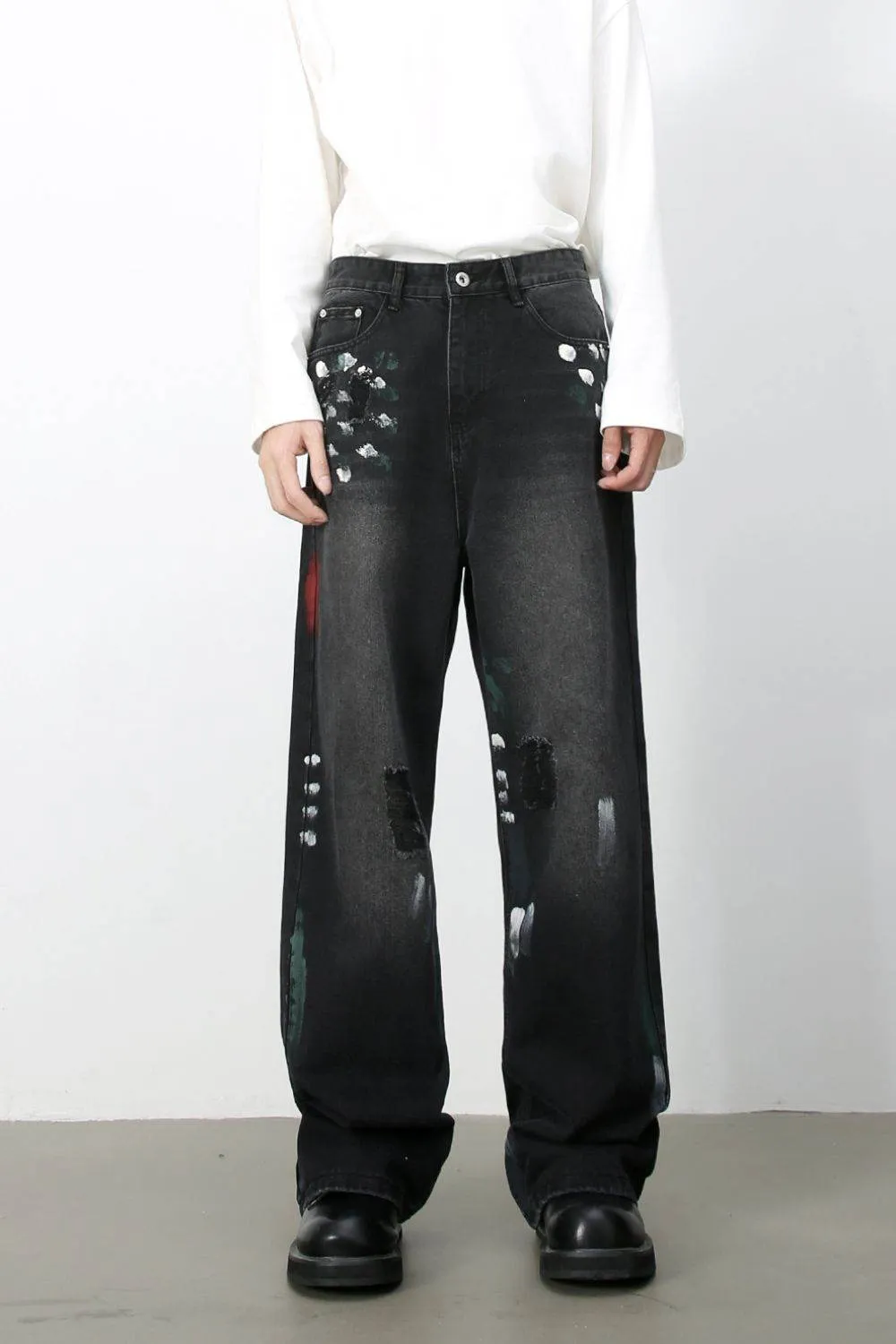 Men's Paint Loose Jeans