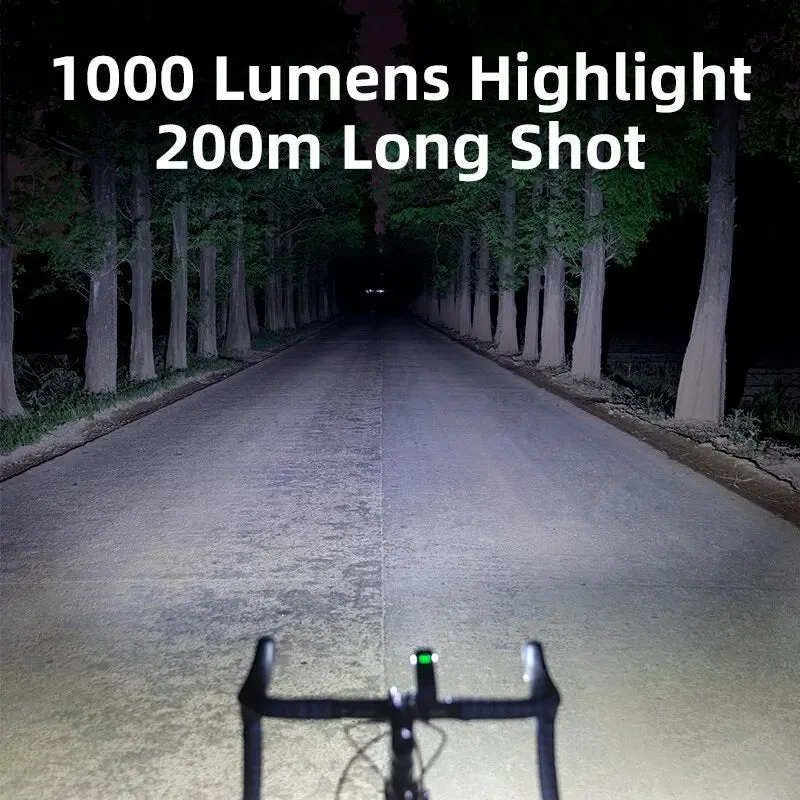 OFFBONDAGE 1000 Lumen USB Bike Headlight
