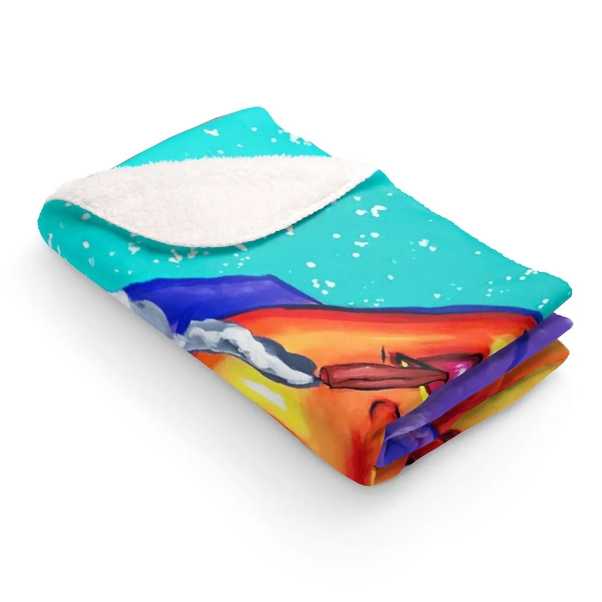 Sherpa Fleece Blanket - Bighead
