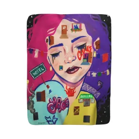 Sherpa Fleece Blanket - Checking out