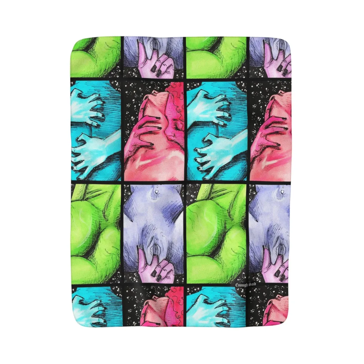 Sherpa Fleece Blanket - NBPC (Neck, Back, Pussy, Crack)